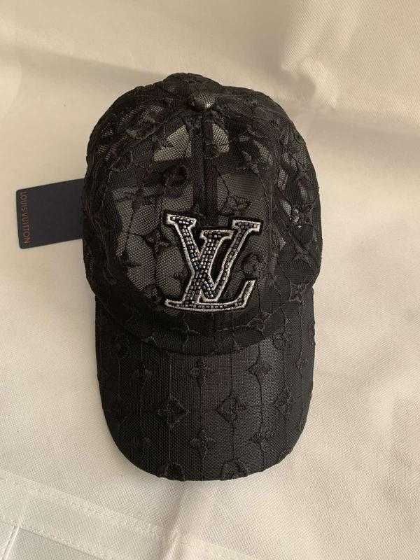 Стильная кепка louis vuitton прозрачная с вышивкой, новая