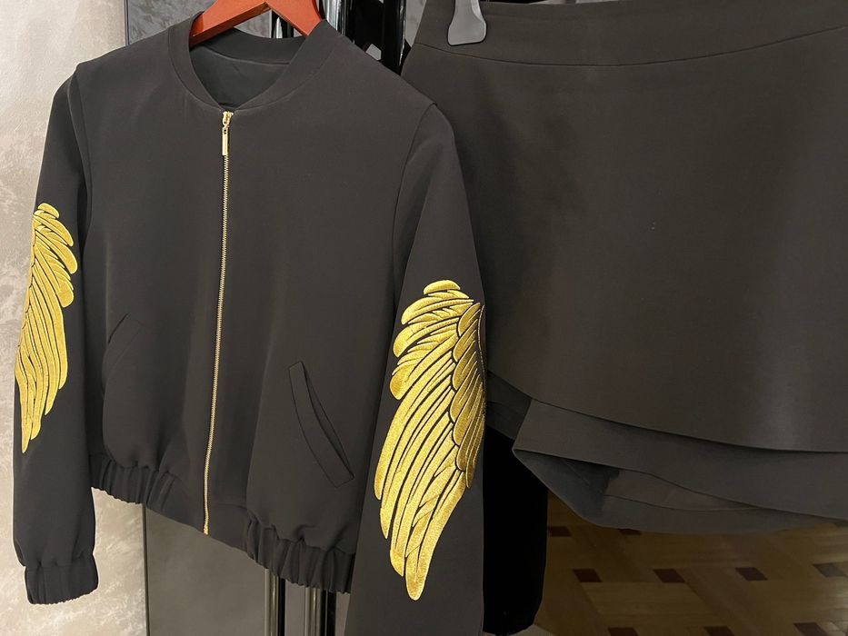 Стильний костюм, бомбер, спідниця - шорти, marsego