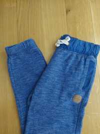 Świetne spodnie joggers cotton blue r 8 - 9l i 134 cm