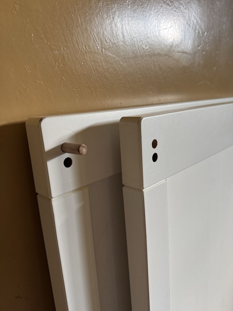 Łóżeczko Ikea dziecięce Sundvik+ materac