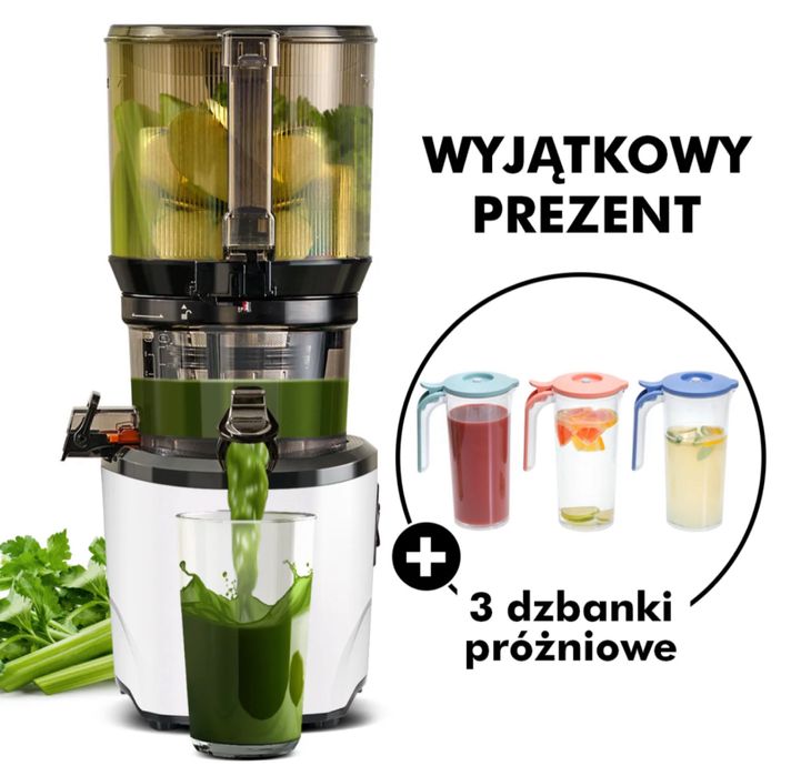 Kuvings Auto 10S ZESTAW !!! Dzbanki !!! Księga !!! Uszczelki !!!