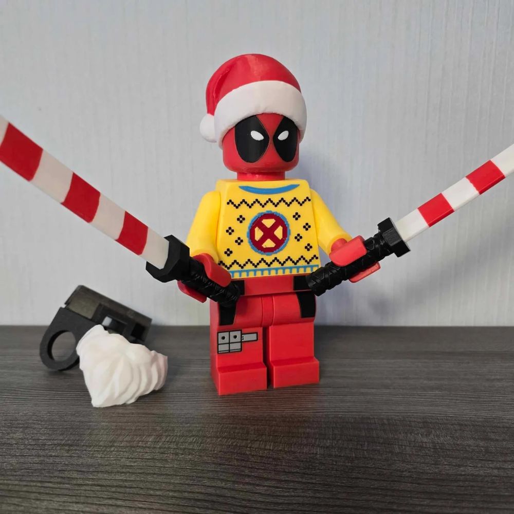 Figurka Świąteczny Deadpool LEGO XL