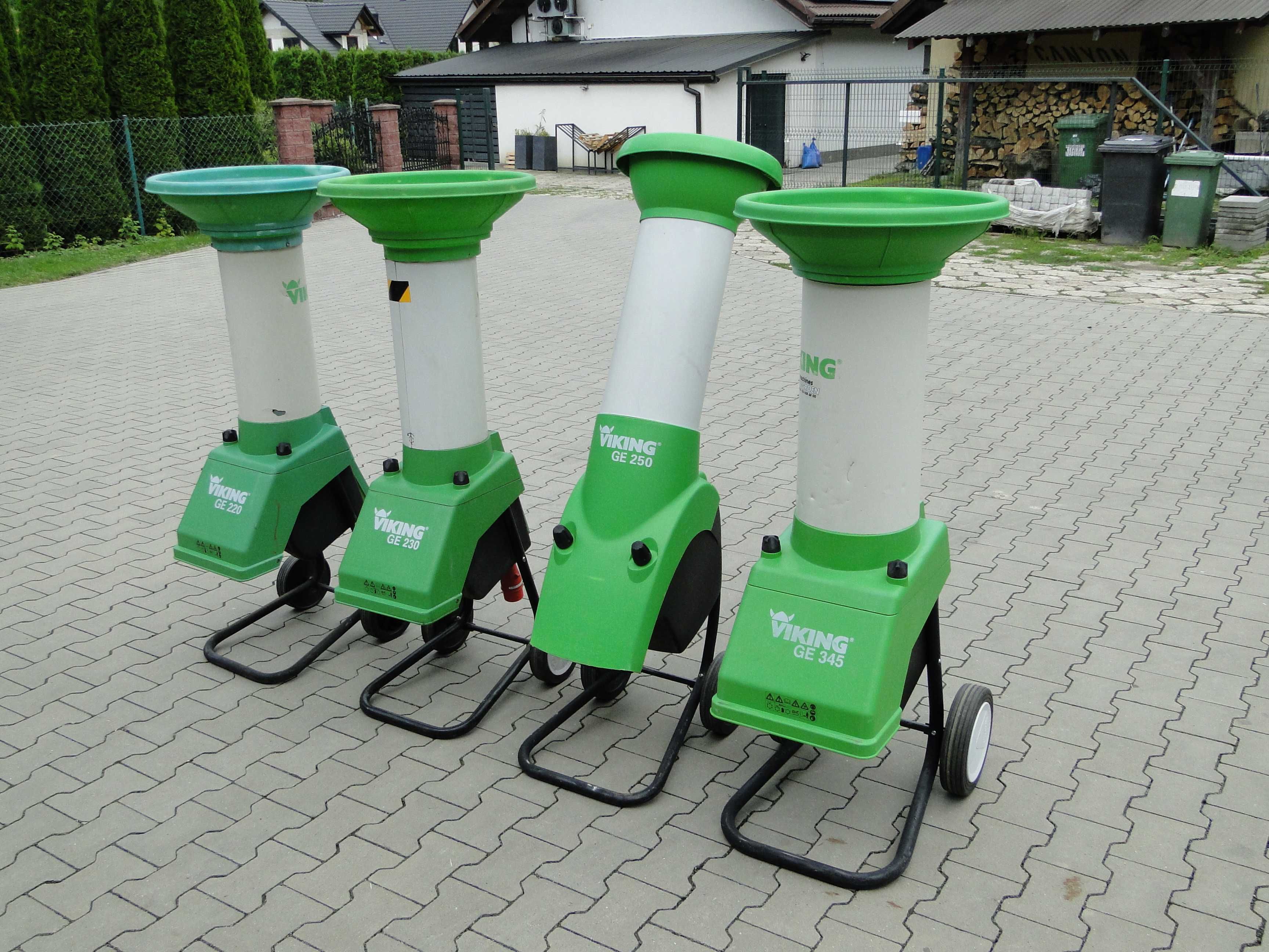 Rozdrabniacz do gałęzi rębak BOSCH ELIET VIKING STIHL CRAFT Germany
