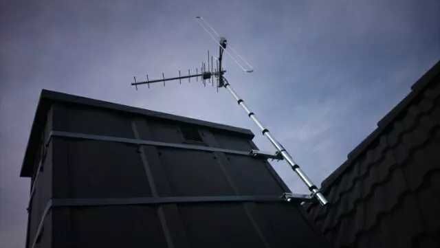 Antena DVBS-S2 DVB-T montaż