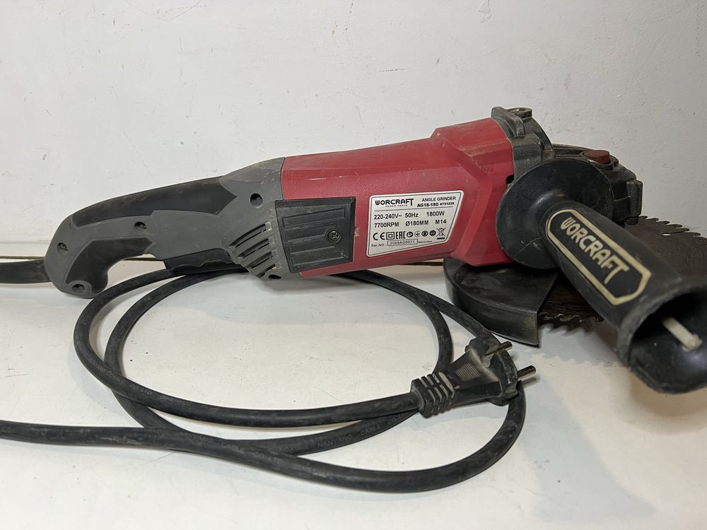 Шлифмашина угловая Worcraft AG18-180