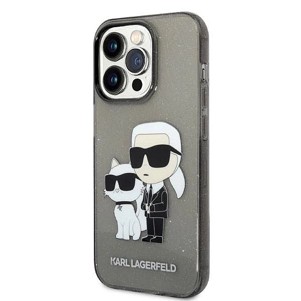 Etui Karl Lagerfeld Glitter Karl&Choupette na iPhone 14 Pro Max - czar