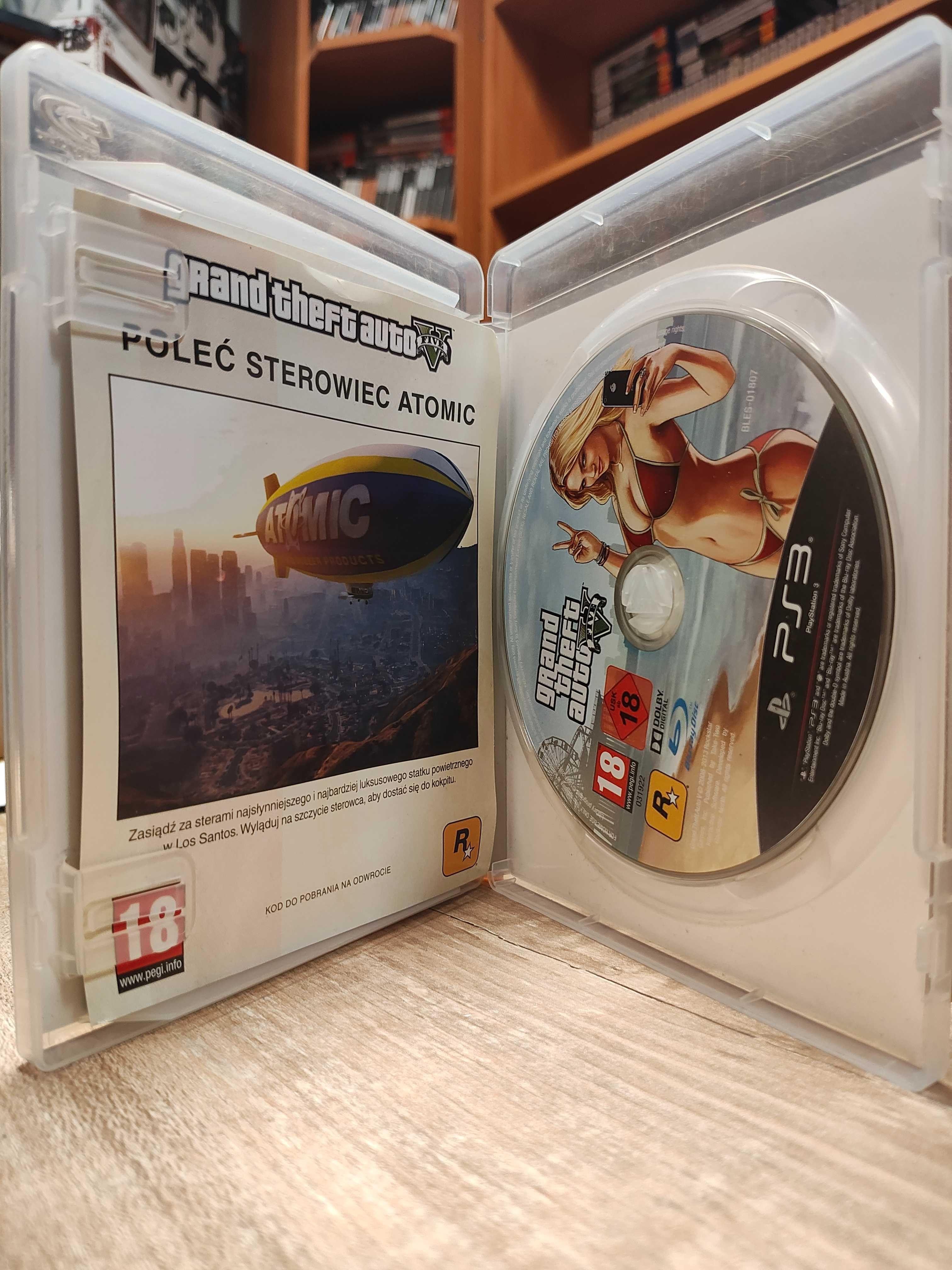 Grand Theft Auto GTA Five 5 V PlayStation 3 (PS3) PL SklepRetroWWA