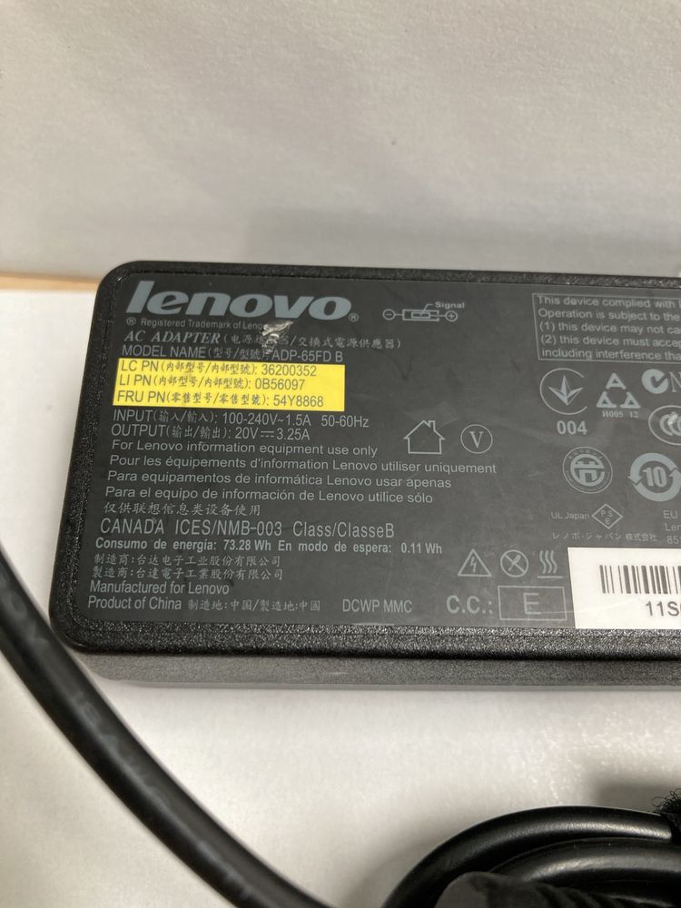 Alimentador para Lenovo vários modelos