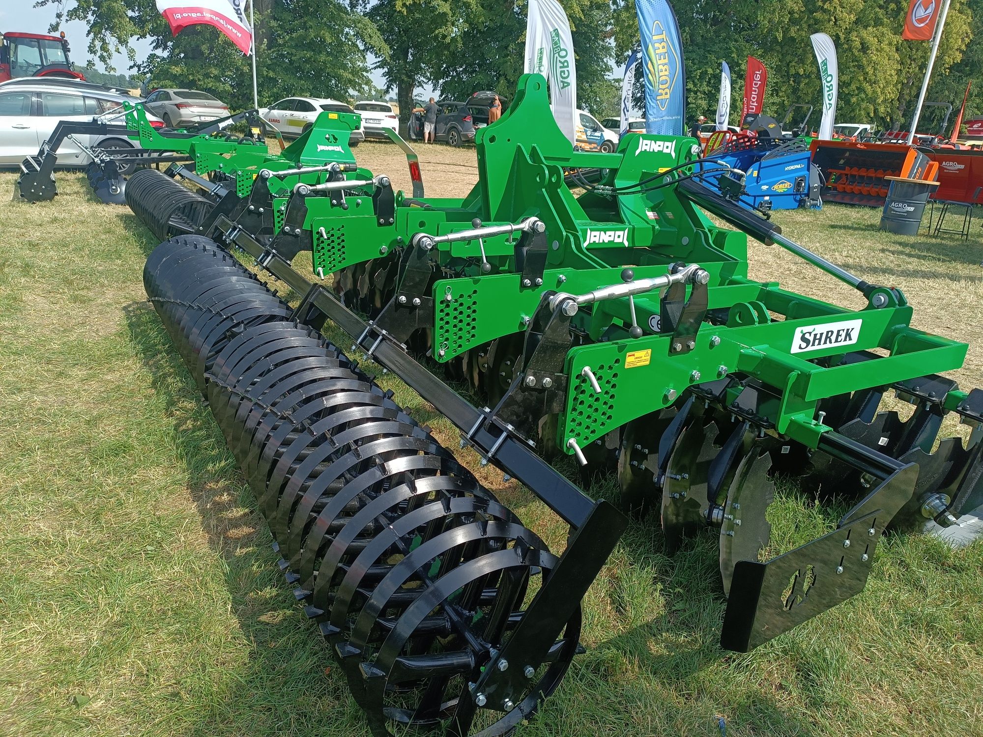 Brona talerzowa talerzòwka agregat 4 5 m hydrauliczna Janpol  zamiana