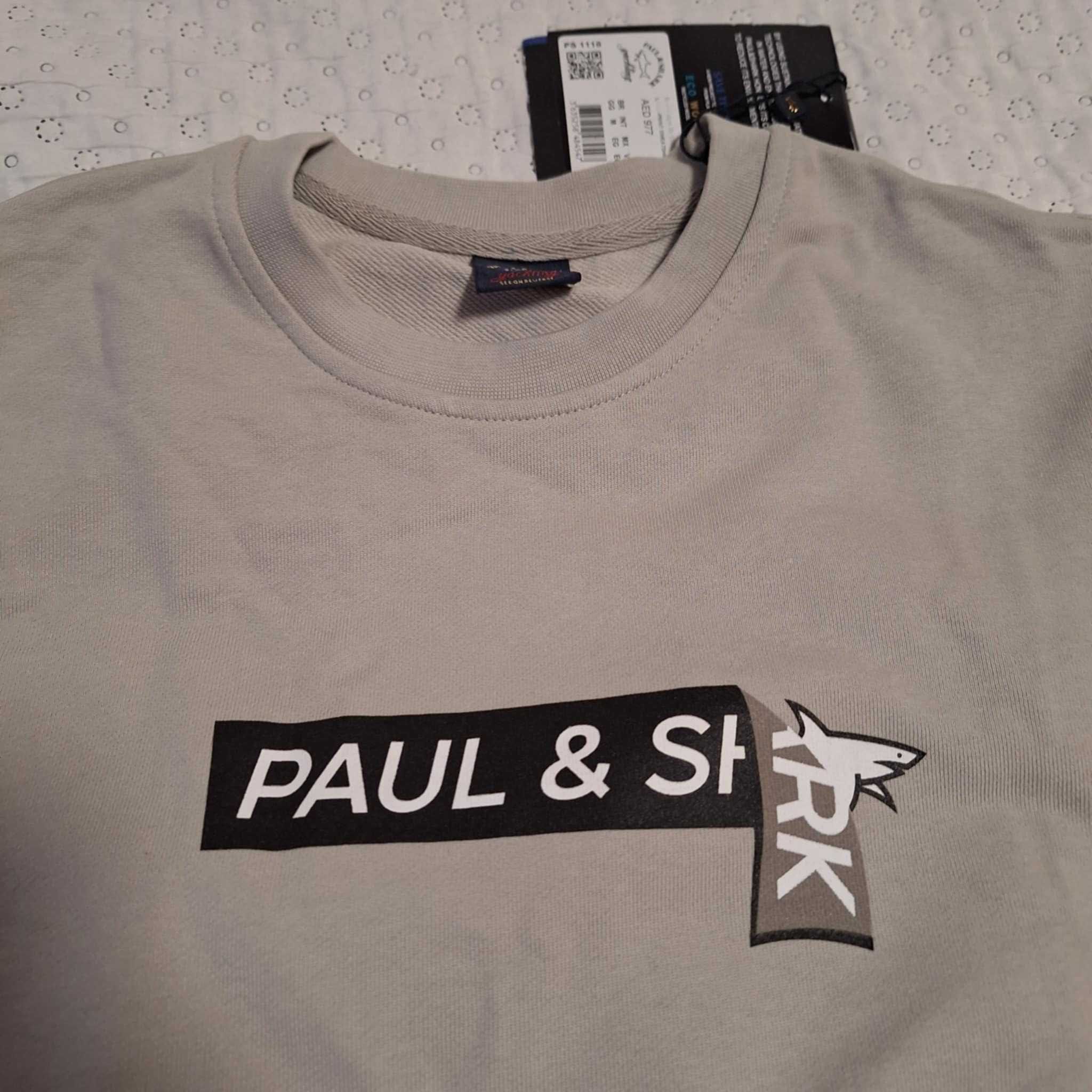 Paul & Shark szara bluza rozmiar M/L