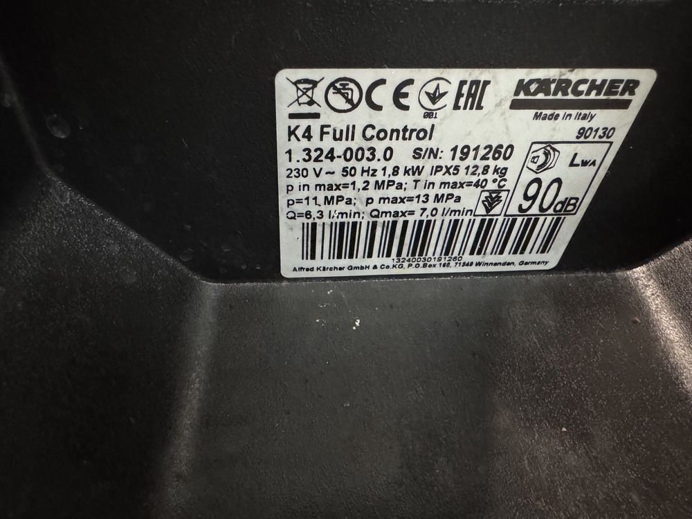 Мийка Karcher k 4 full control
