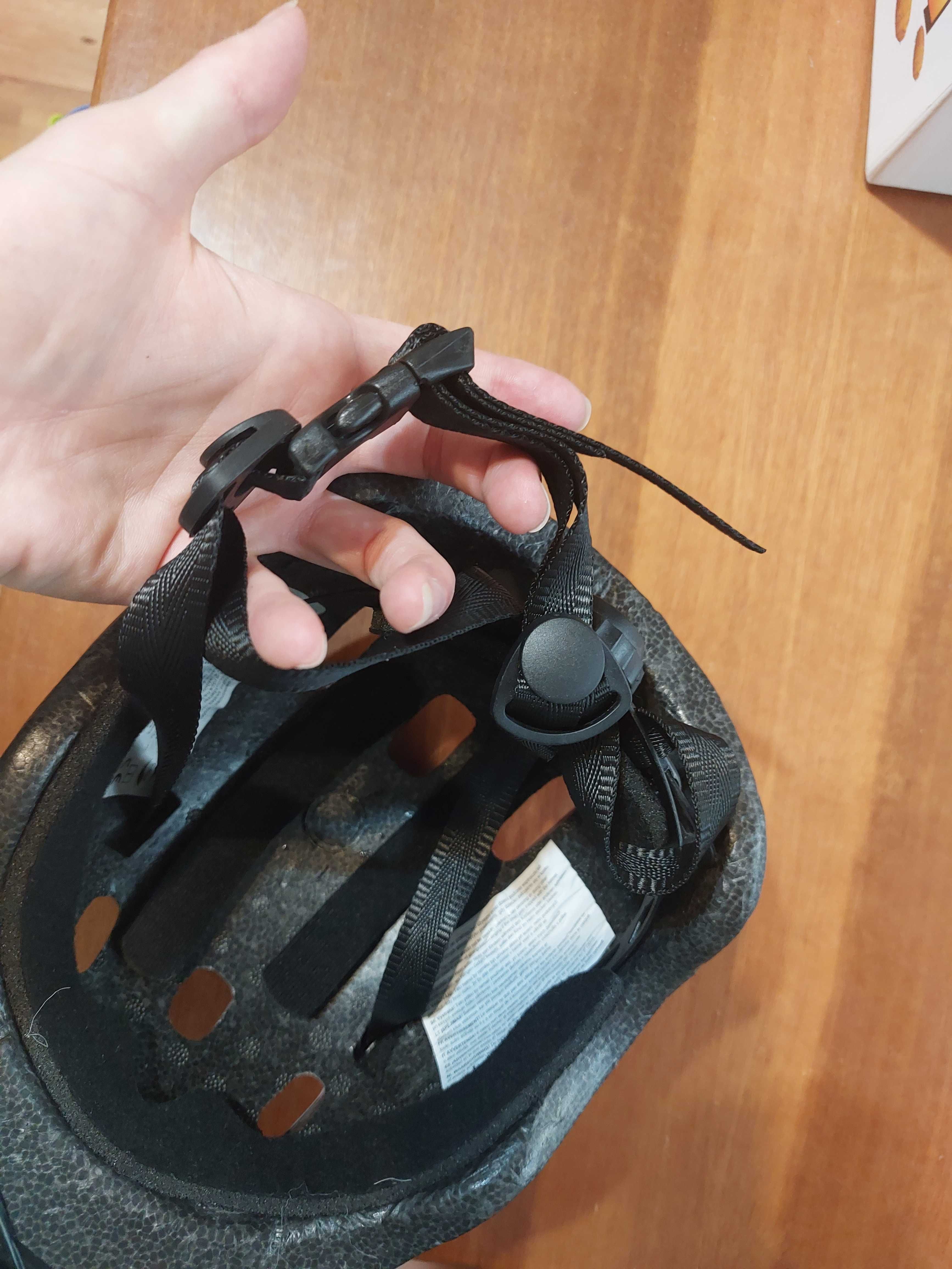 Kask 44 - 48 cm rowerowy dzieciecy dziewczecy rozowy meteor