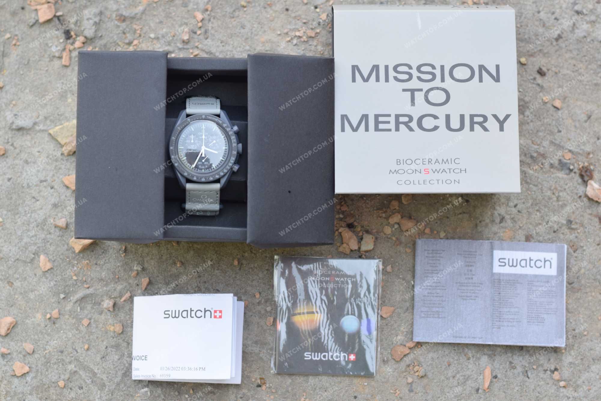 Часы Swatch X Omega MoonSwatch Mission to the Mercury