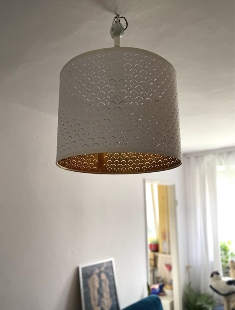 Klosz Nymo biały 44cm