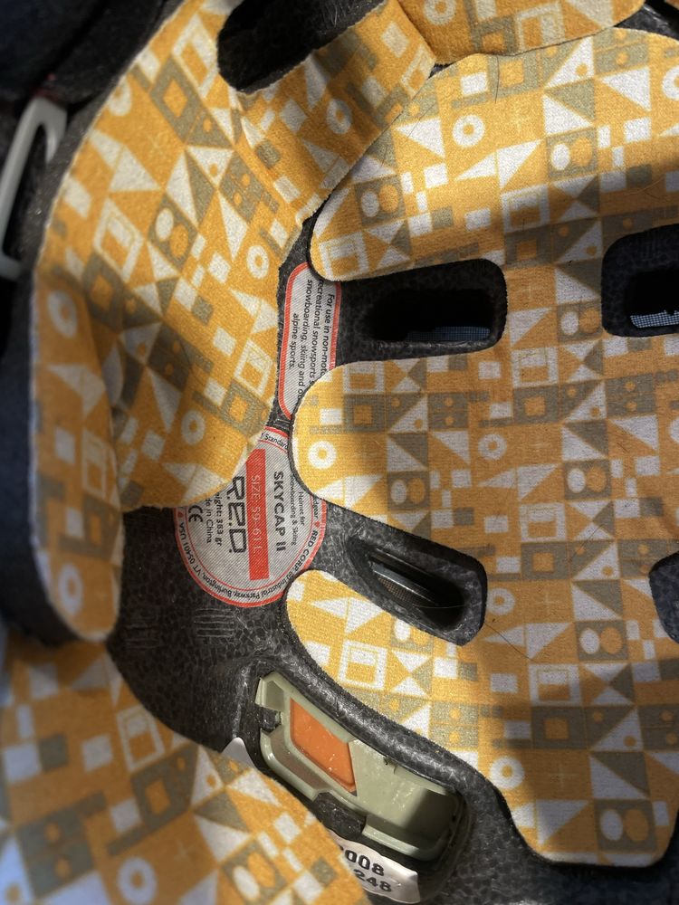 Kask narty snowboard Red