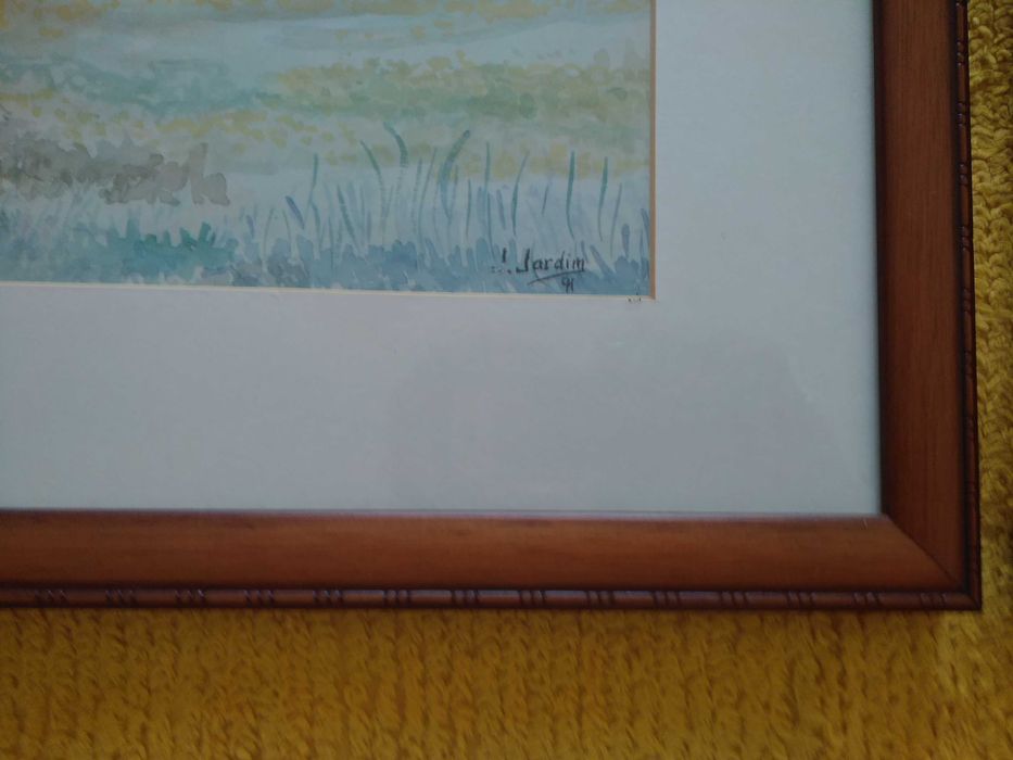 Quadros de Serigrafias com Moldura em Madeira, emolduradas na ARTINA