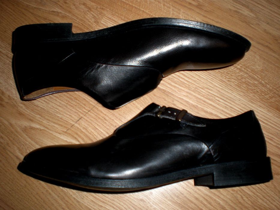 Туфли монки Zara, Португалия натуральная кожа 44р 29,5см