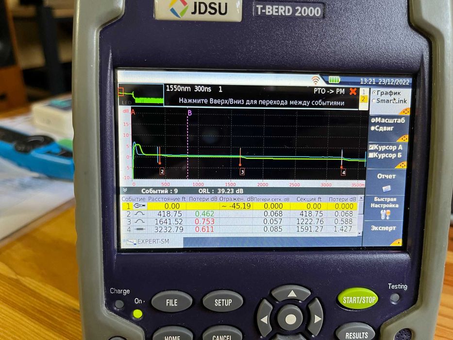 Рефлектометер JDSU (VIAVI) T-BERD 2000