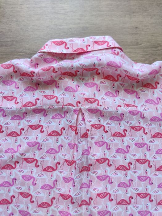 Camisa estampada flamingo / Stradivarius