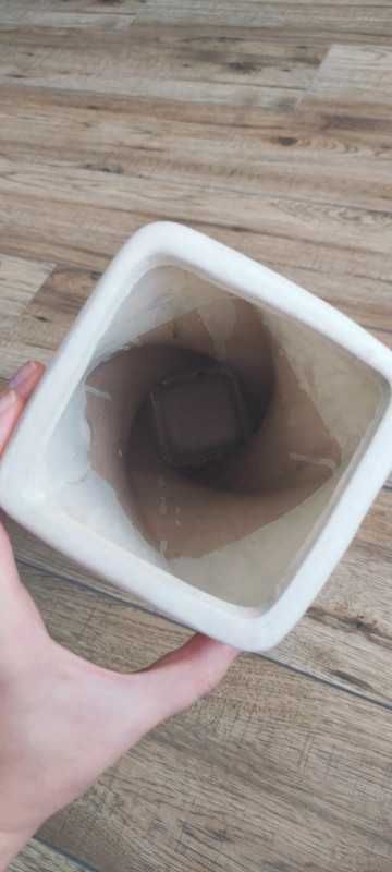 wazon wysoki beżowy 48 cm