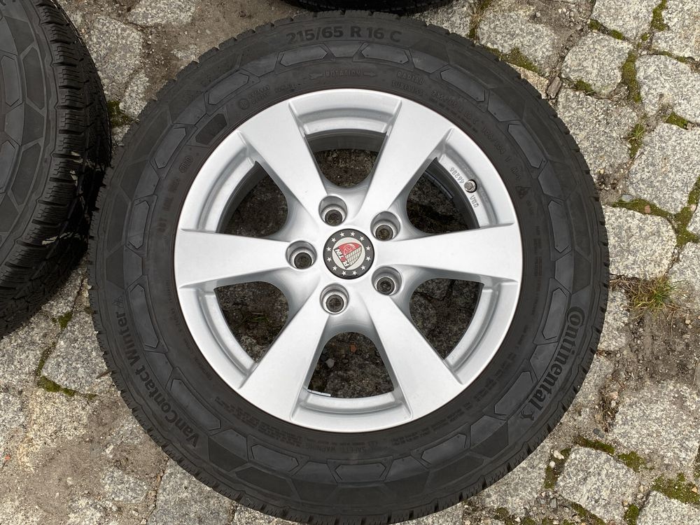 Koła alufelgi 5x120 Vw t5 t6 t6.1 Opony 215/65 r16 C zima