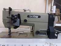 Двухигольная промышленная швейная машинка Brother