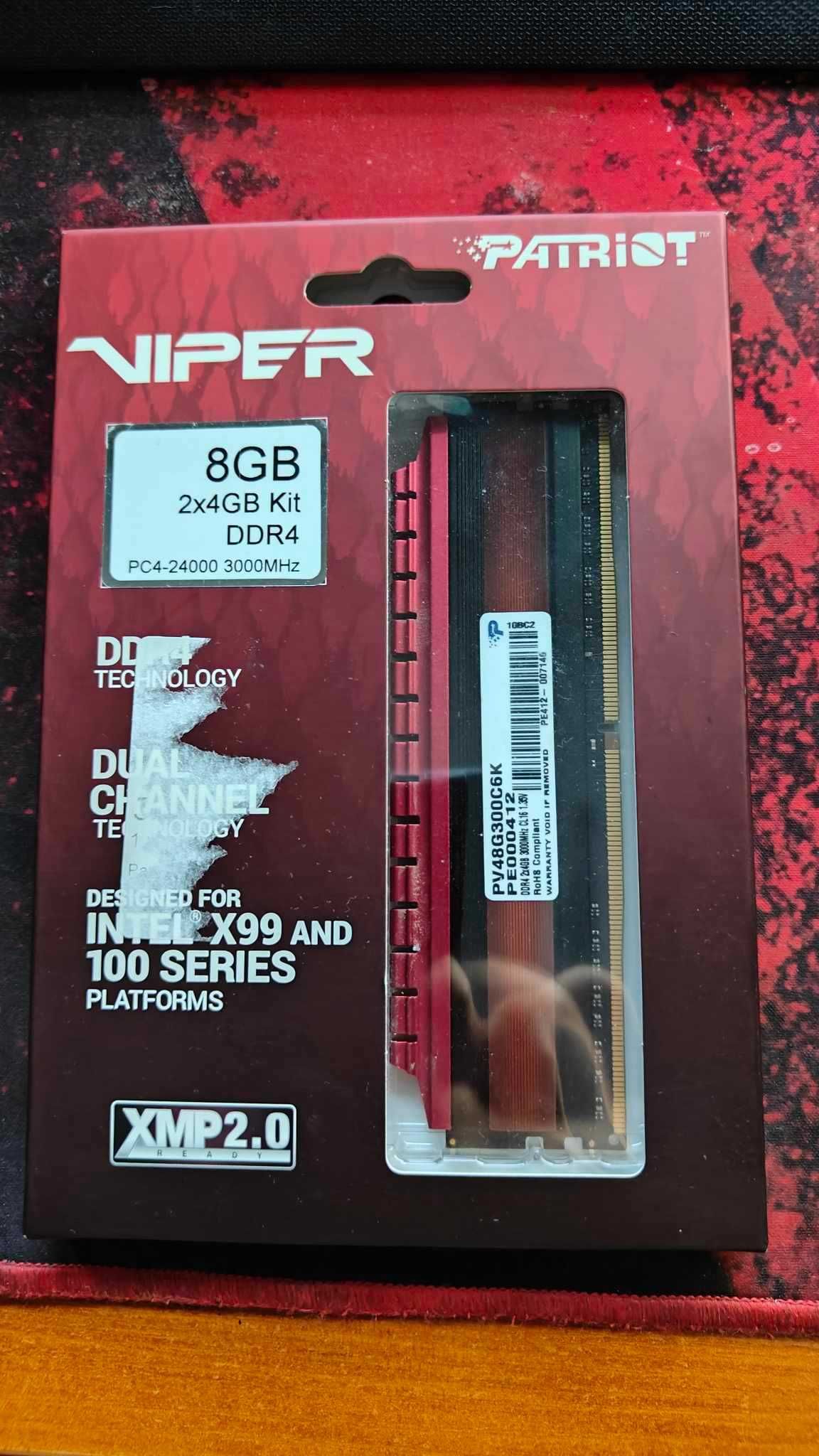 Pamięć RAM Patriot Viper DDR4 8 gb 3000 Mhz