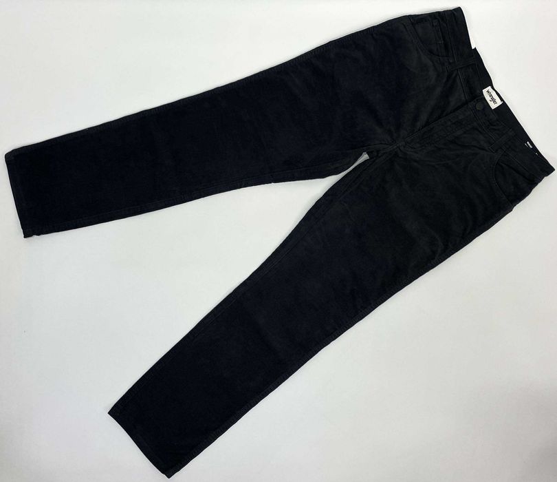 Spodnie męskie sztruksy Wrangler Texas Slim 822 Dark Navy W34 L34