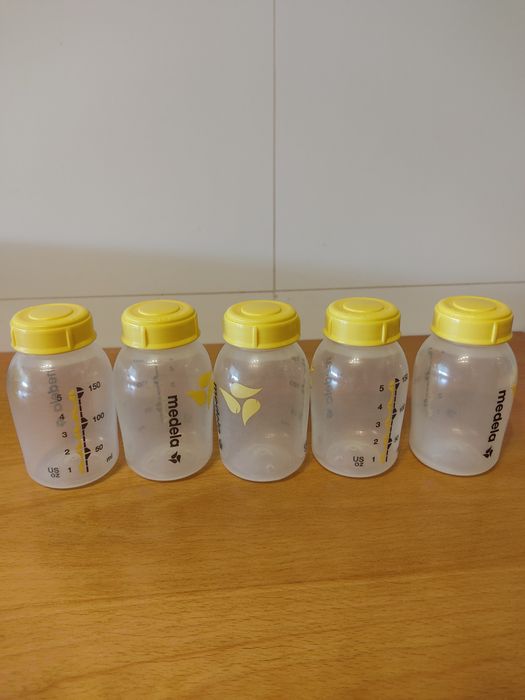 5 Biberões Medela 150ml