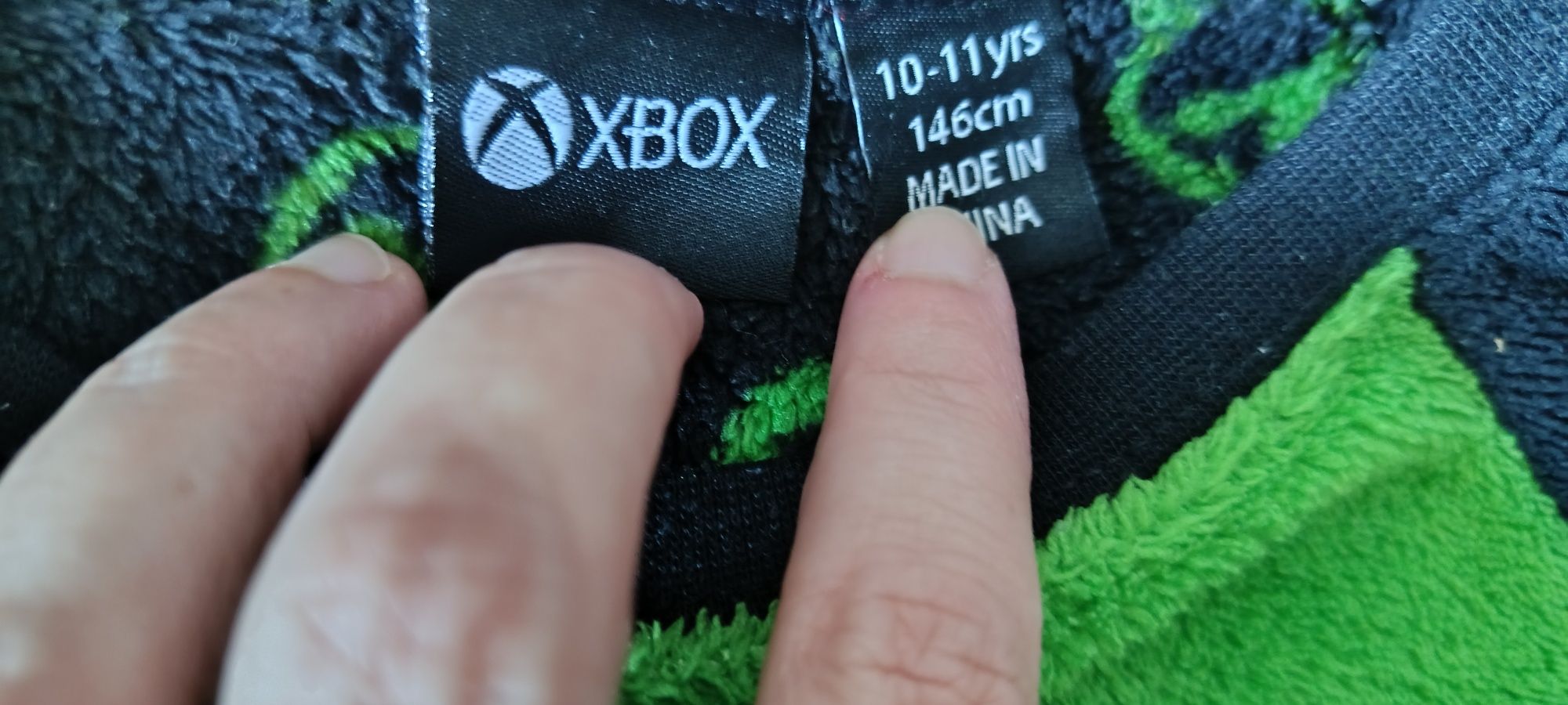 Pijama polar da XBOX tamanho 10-11 anos (146cm)