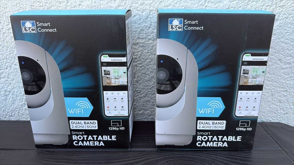 2 x KAMERA Obrotowa Monitoring LSC SMART CONNECT Wewnętrzna 1296P HD