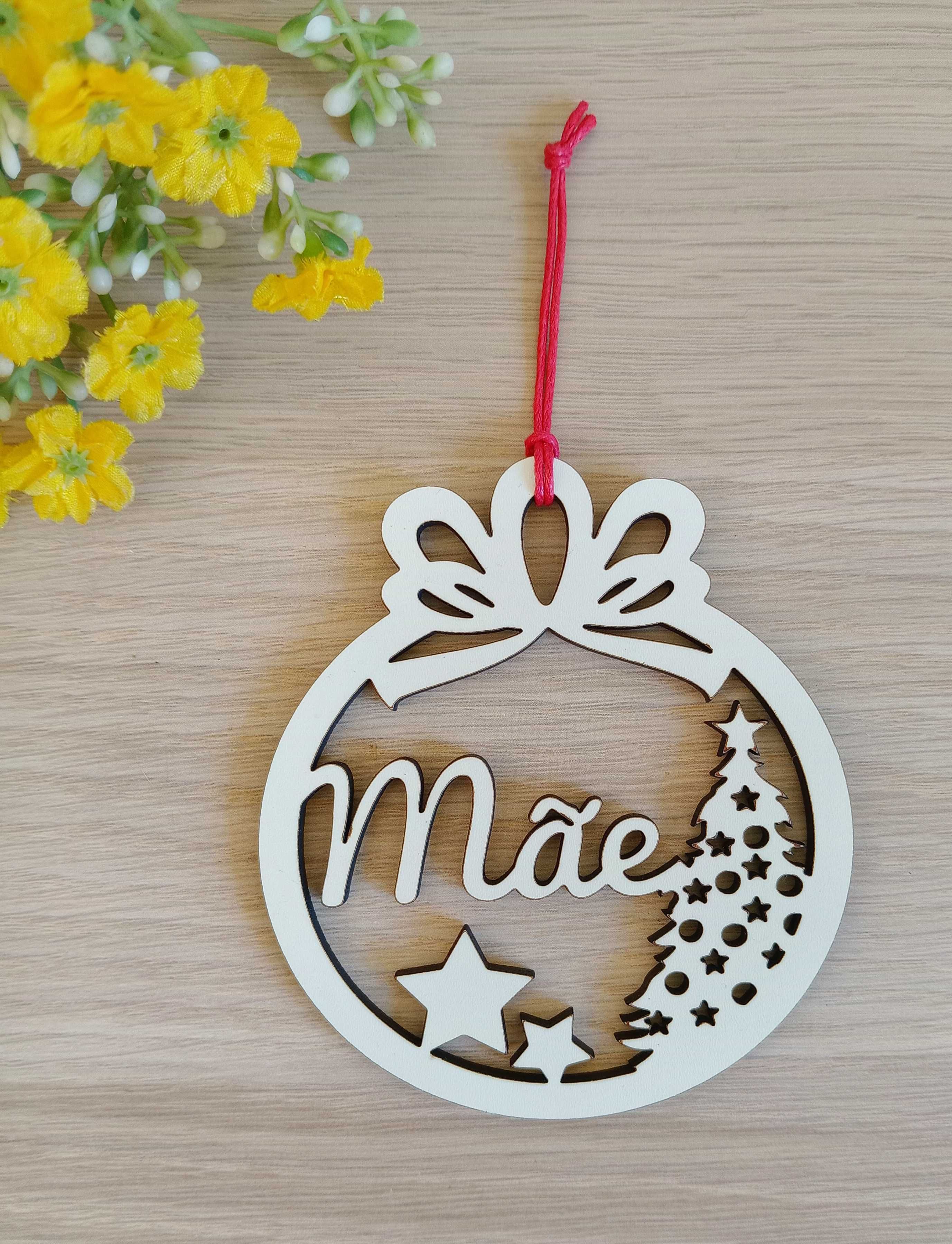 Bolas de natal  em mdf