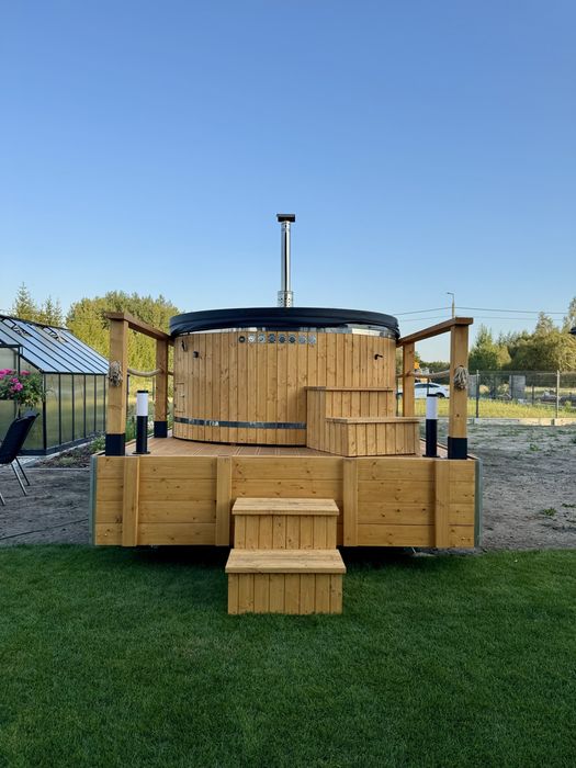 Mobilna balia najwieksza w Polsce! 8-10 osób! Jacuzzi do wynajecia !