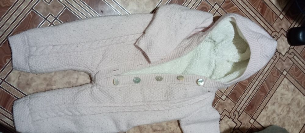 Комбинезон зимний,вязаный