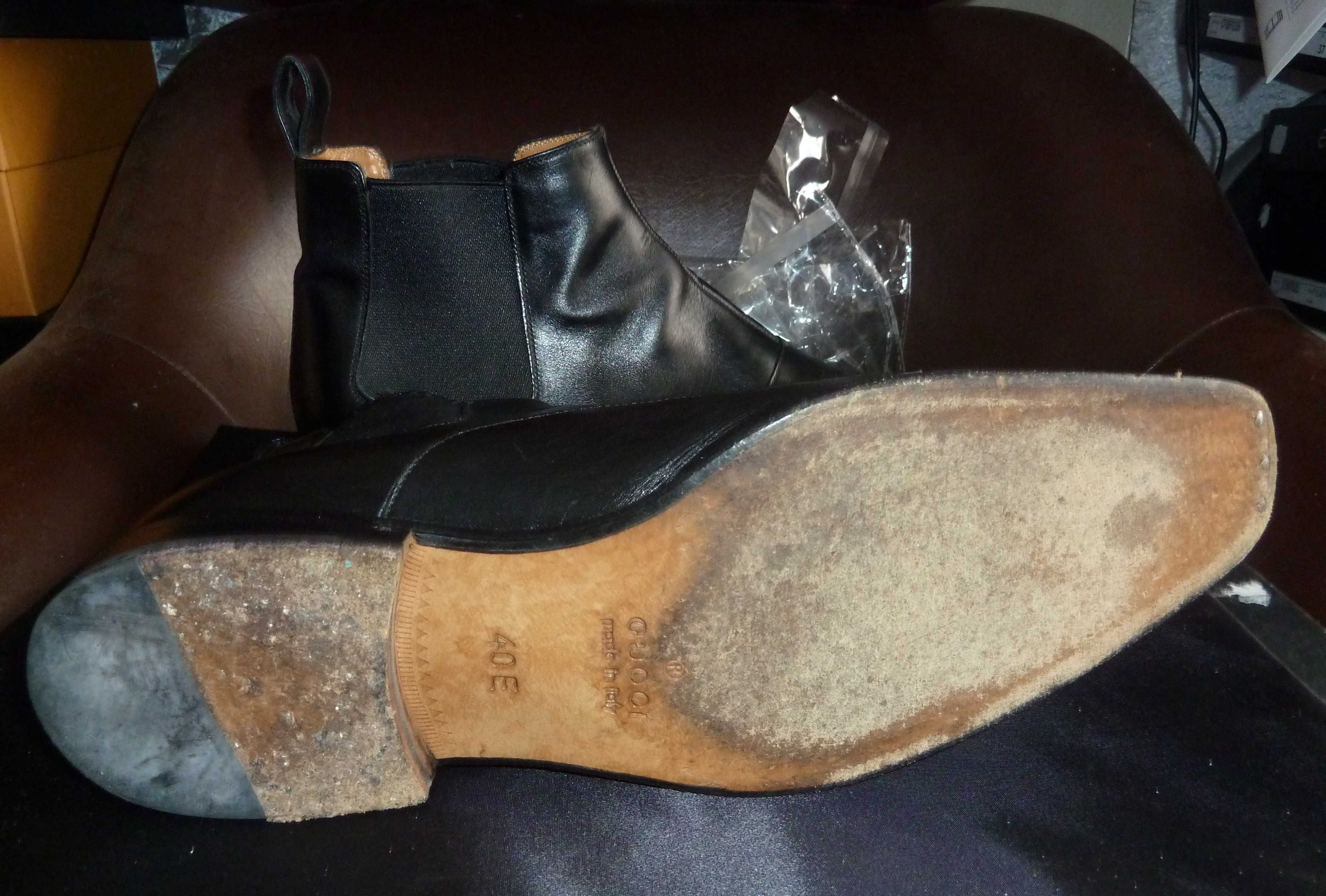 Botas usadas uma dúzia de vezes Gucci 40 (Forma comprida)