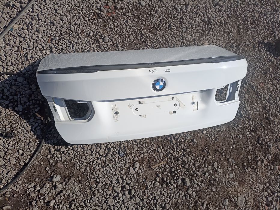Klapa tył tylnia pokrywa bagażnika lotka carbon BMW f30 Alpinweiss 300