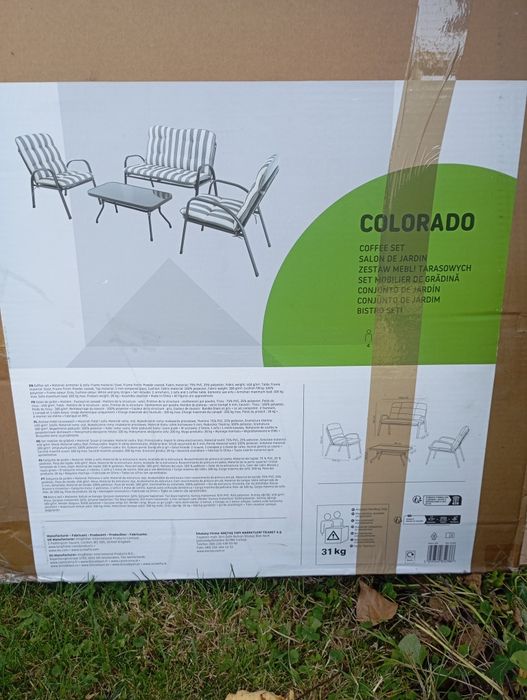 Zestaw mebli ogrodowych Colorado