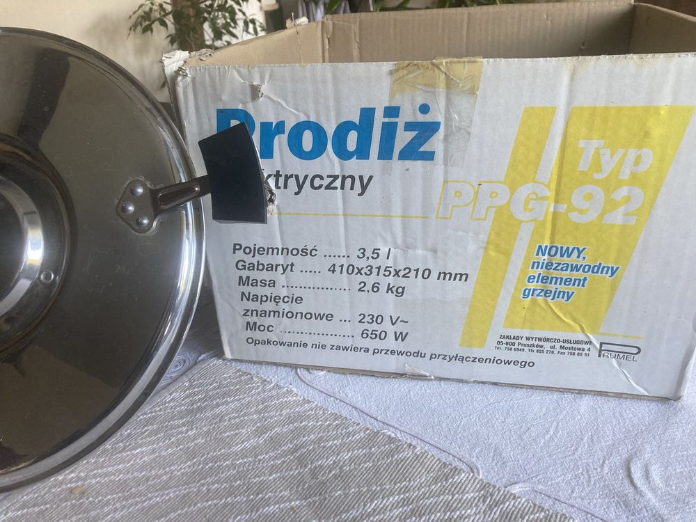 Prodiż elektryczny z podwójnym grzaniem