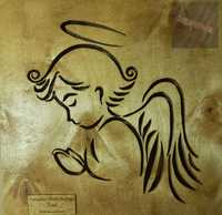 Obraz Anioła ze sklejki