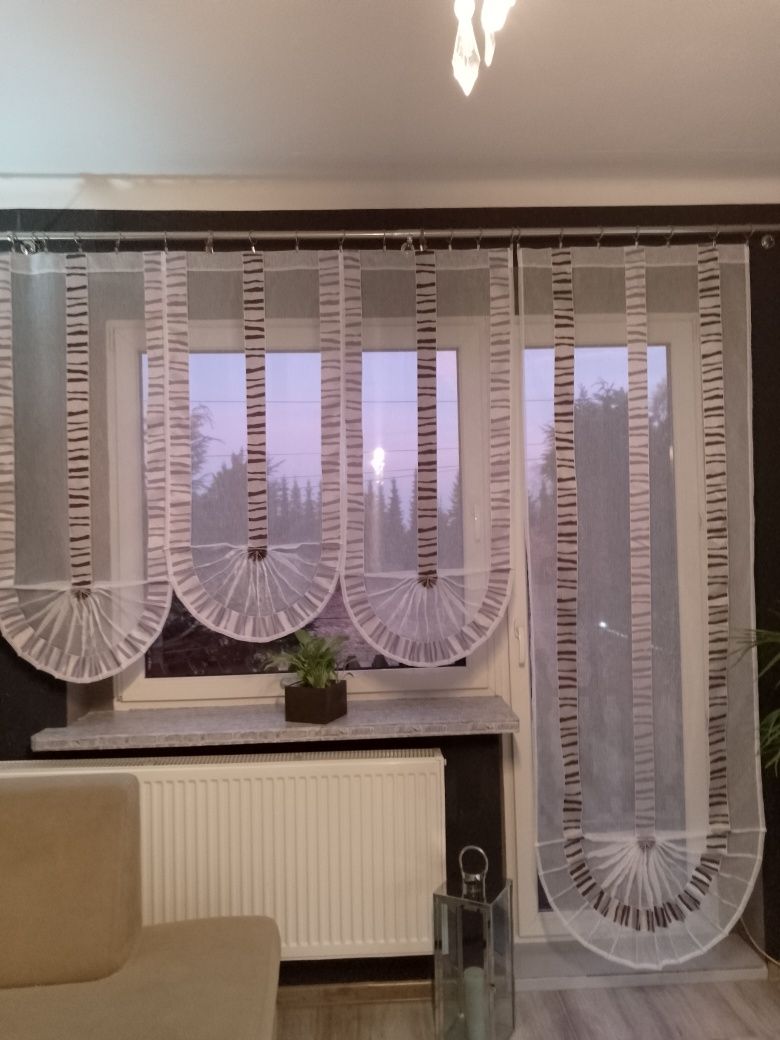 Firanki panele kpl balkon