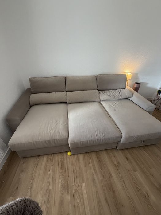 Sofa cama com armazenamento