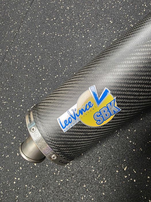 Ponteira de escape carbono CBF600 LeoVince