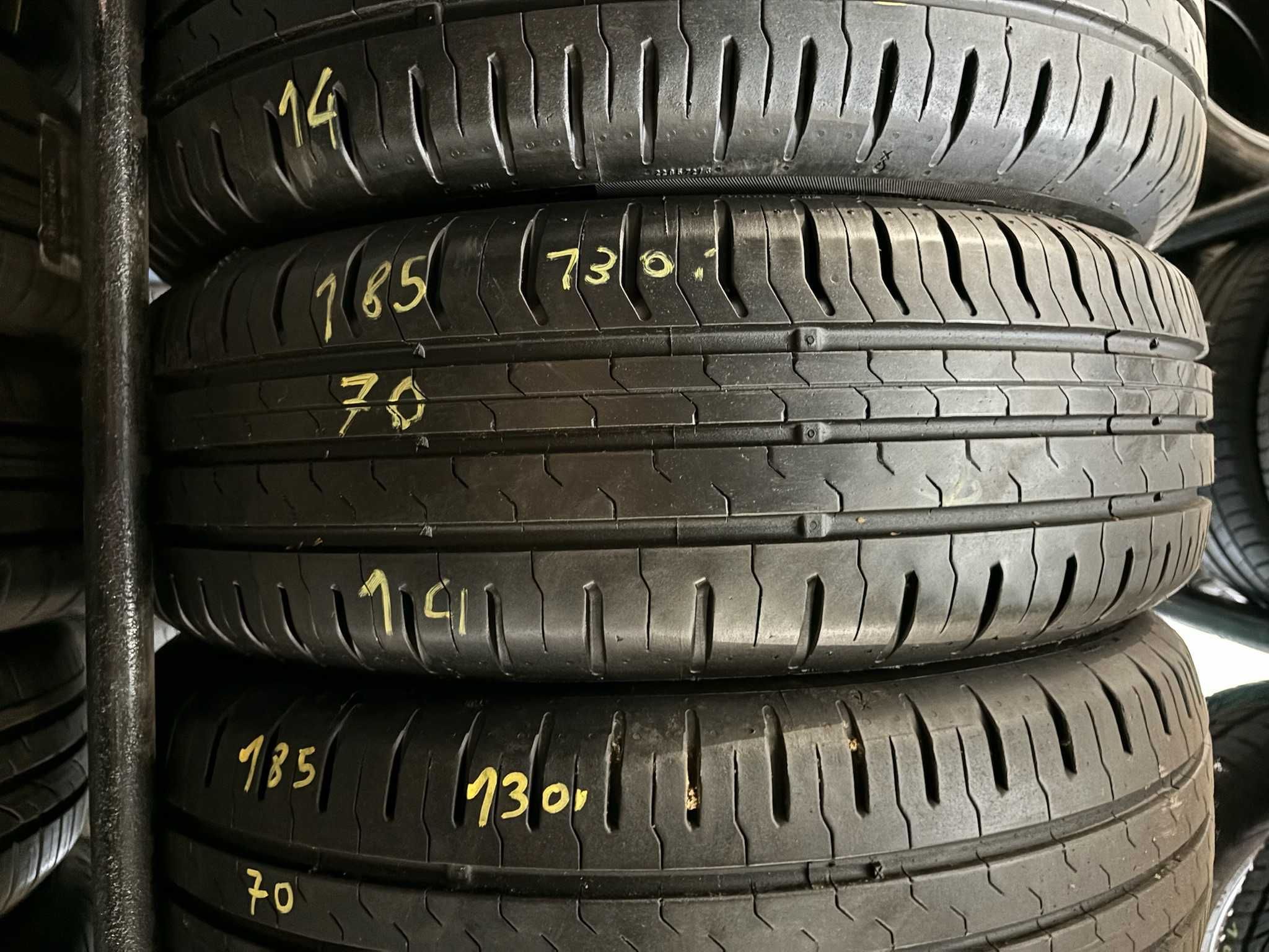 4X Opony Letnie 185/70R14 88T CONTINENTAL ContiEcoContact 5 7.5MM CAŁE