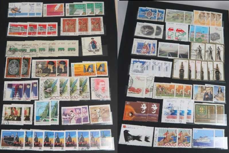 Classificador com 1200 selos de Portugal
