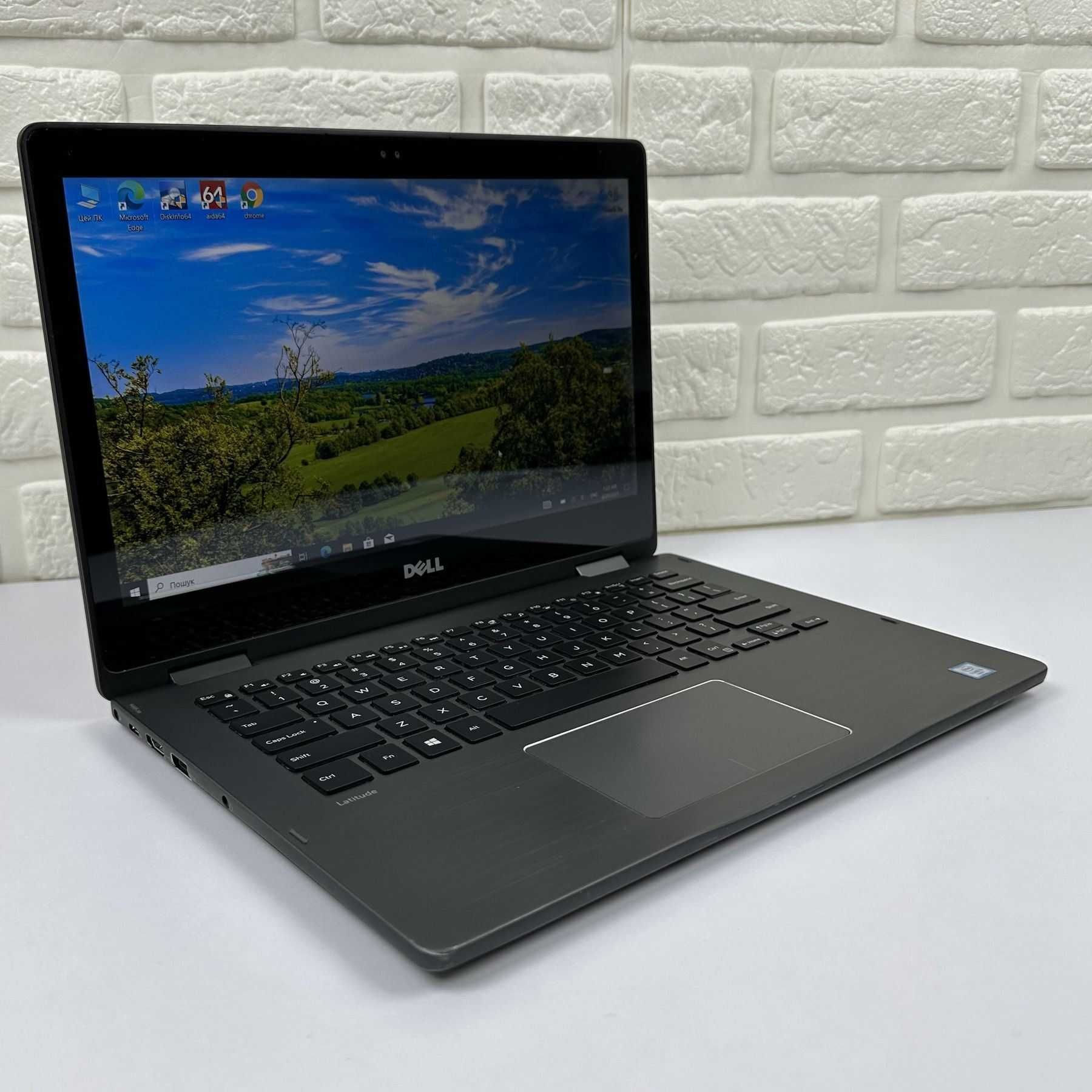 Сенсорний ноутбук трансформер Dell / intel i3 / 8 gb DDR4 / SSD / IPS