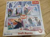 Puzzle kraina lodu Frozen 4w1