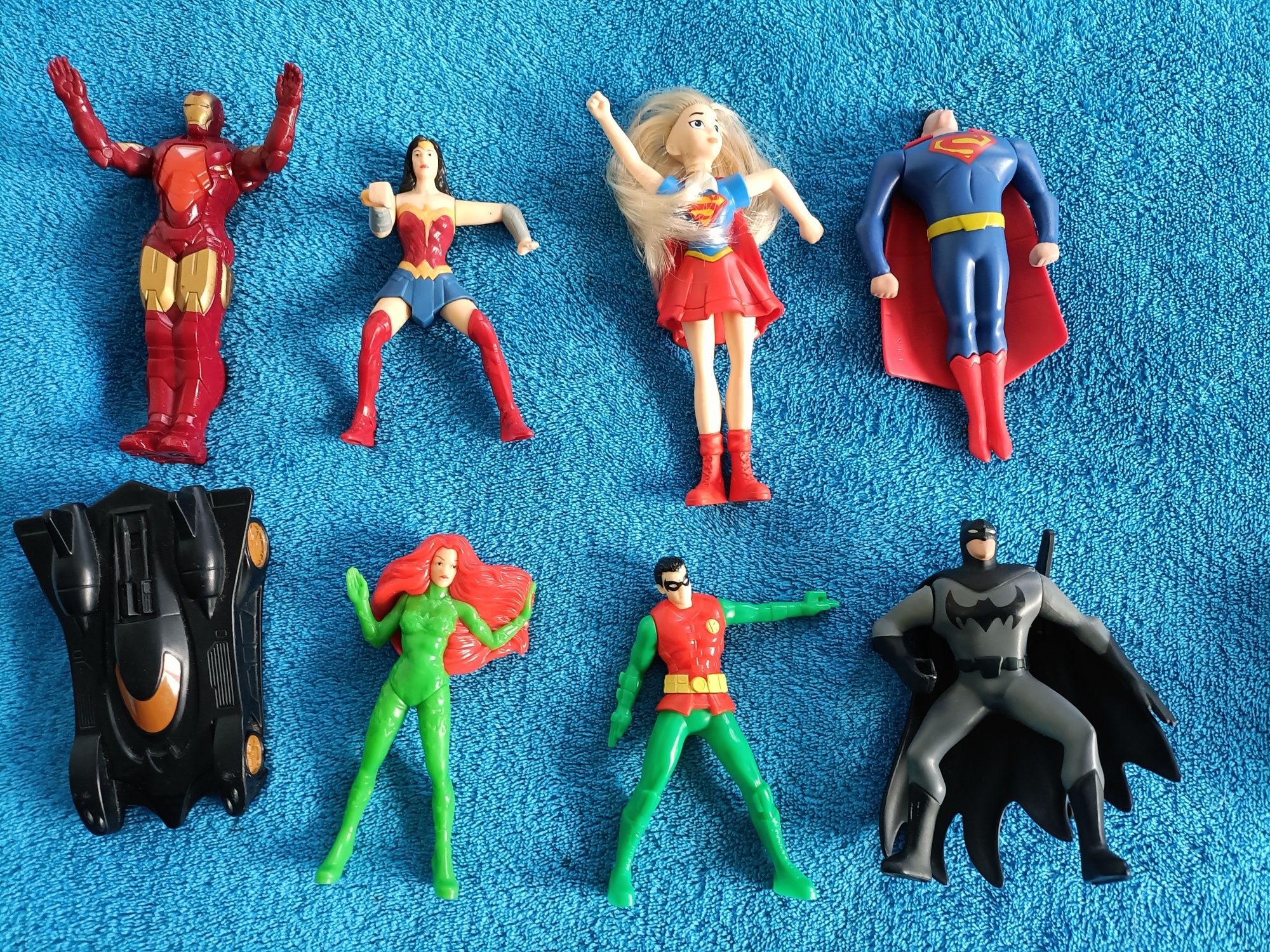 Lote figuras super heróis