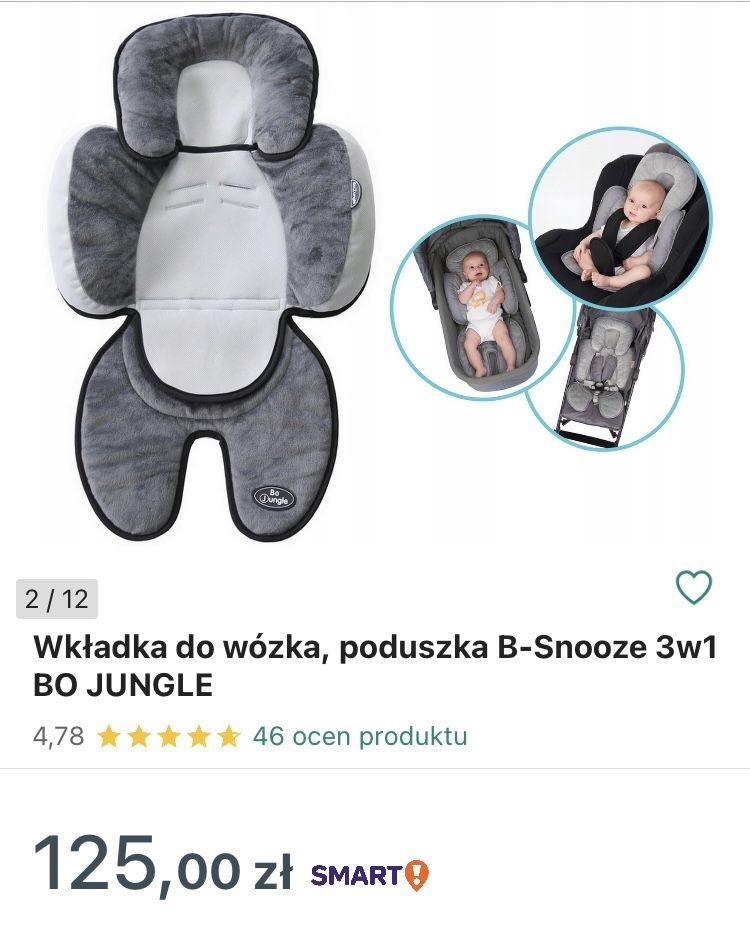 Wkładka dla niemowlaka Bo Jungle