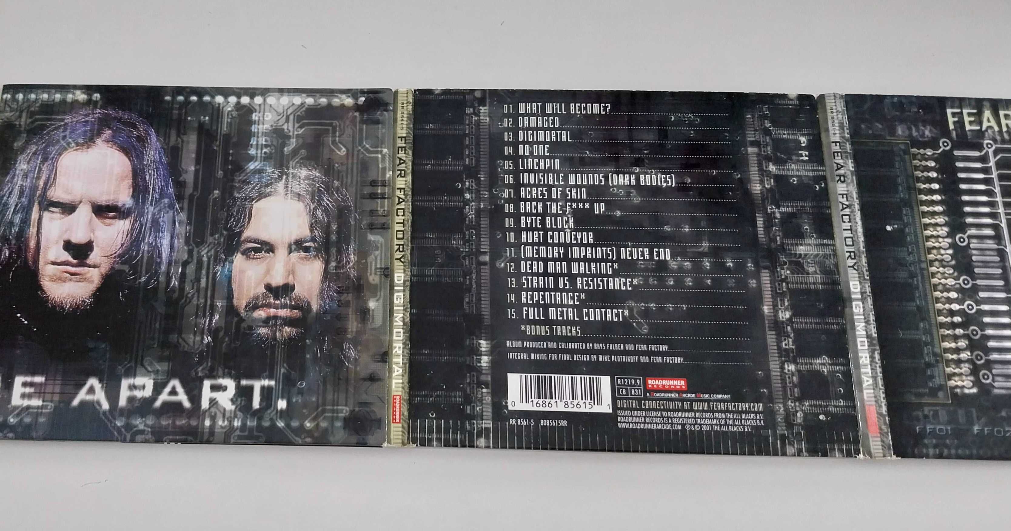 Digimortal - Fear Factory CD digipak bonus tracks