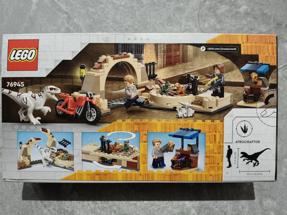 LEGO Jurassic World 76945 - Atrociraptor: Pościg na Motocyklu